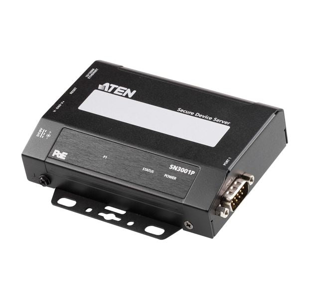 Aten SN3001P 1-Port RS-232 Secure Device Server with PoE, Secured operation modes, Local & remote authentication and login, Third-party authenticati Aten SN3001P 1-Port RS-232 Secure Device Server with PoE, Secured operation modes, Local & remote authentication and login, Third-party authenticati